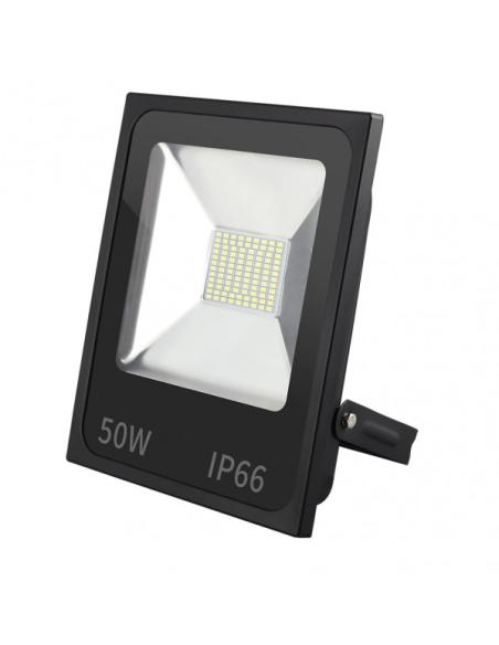Proyector Led Smd Dacita 50w 6500k Negro 4500lm   120º Ip66 28,5x24x5,5 Cm