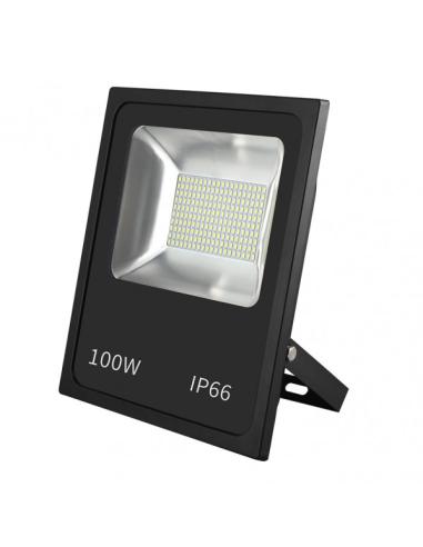 Proyector Led Smd Dacita 100w 6500k Negro 9000lm   120º Ip66 35,5x28,5x6,5 Cm
