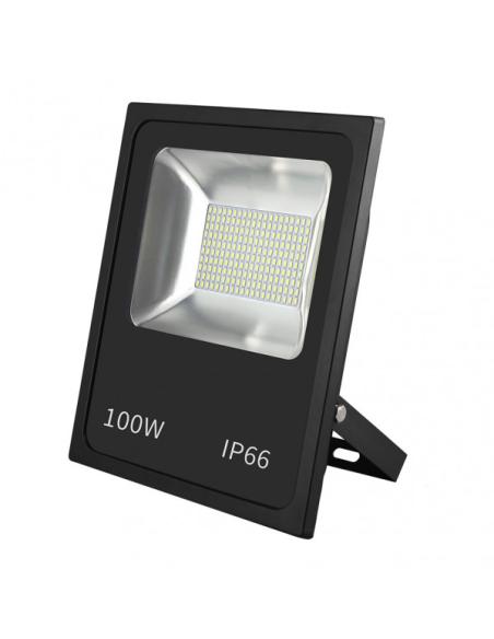 Proyector Led Smd Dacita 100w 6500k Negro 9000lm   120º Ip66 35,5x28,5x6,5 Cm
