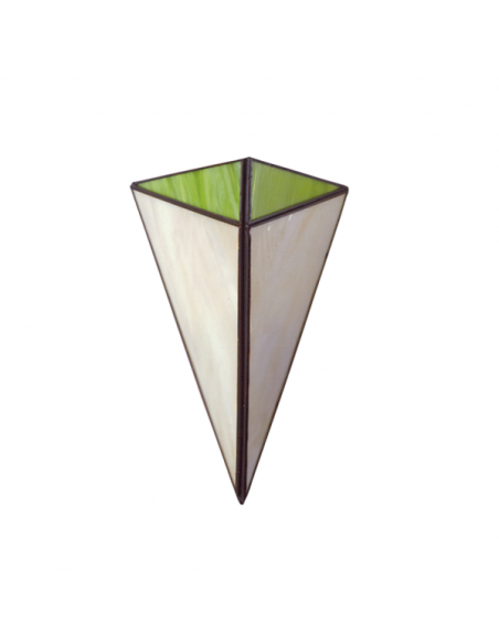 Aplique Piramide Pistacho 1xe27 28x20