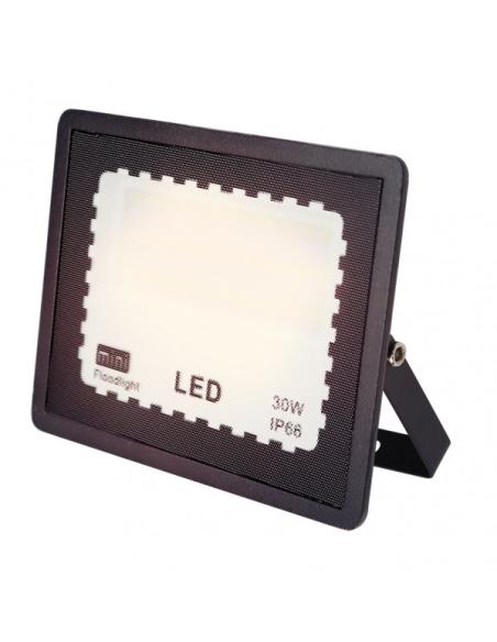 Proyector Zircon 30w 4000k Negro 3000lm  120º 11,5x14x2,3 Cm Ip66