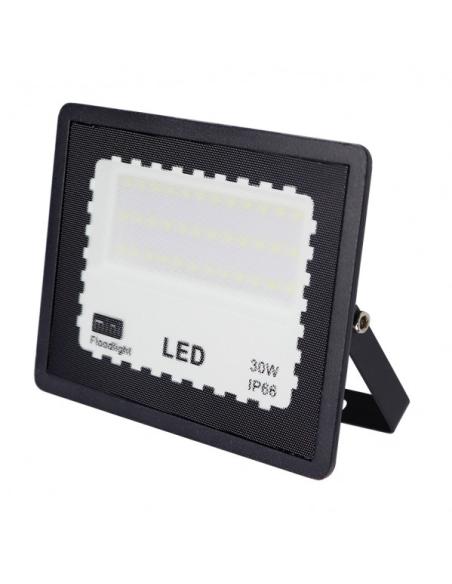 Proyector Zircon 30w 4000k Negro 3000lm  120º 11,5x14x2,3 Cm Ip66