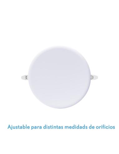 Downlight Led Smd Migmatita 24w 6500k Blanco 2400lm 2x17,5x17,5 Cm Corte Ajustable (7-15,5)