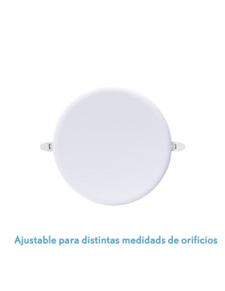 Downlight Led Smd Migmatita 24w 6500k Blanco 2400lm 2x17,5x17,5 Cm Corte Ajustable (7-15,5)