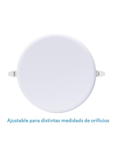 Downlight Led Smd Migmatita 36w 6500k Blanco 3600lm 2x22,7x22,7 Cm Corte Ajustable (7-20,6)