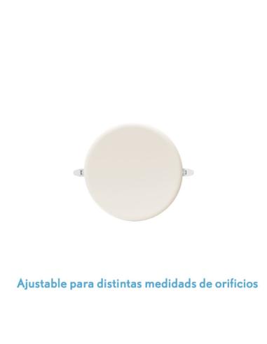 Downlight Led Smd Migmatita 18w 4000k Blanco 1800lm 2x12x12 Cm Corte Ajustable (7-10,8)