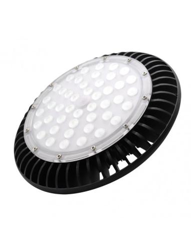 Campana Monzonita 100w 6500k Negro 11000lm Ip65 Led Smd 12,5x25x25 Cm