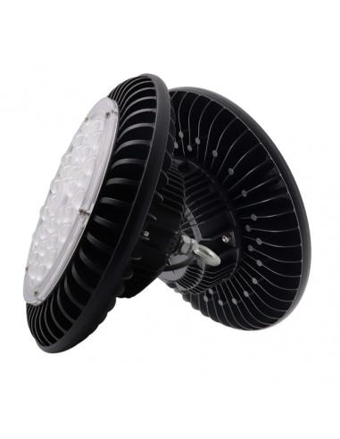 Campana Monzonita 150w 6500k Negro 16500lm Ip65 Led Smd 12,5x30x30 Cm