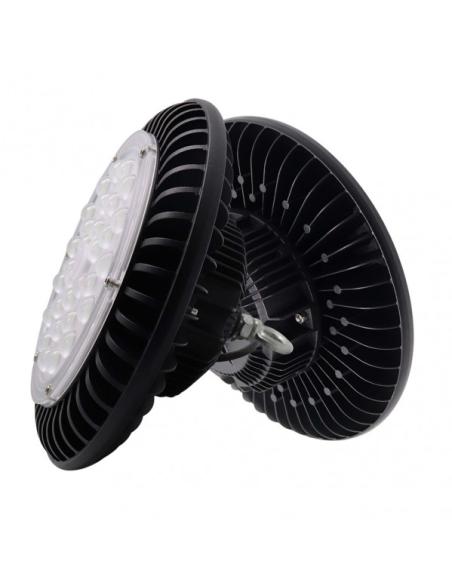 Campana Monzonita 150w 6500k Negro 16500lm Ip65 Led Smd 12,5x30x30 Cm
