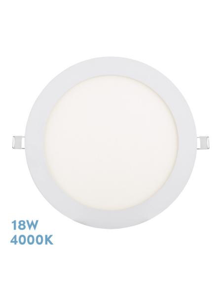 Downlight Tanzanita 18w 4000k Blanco 1440lm  2x21,8x21,8 Cm Corte 20,5d