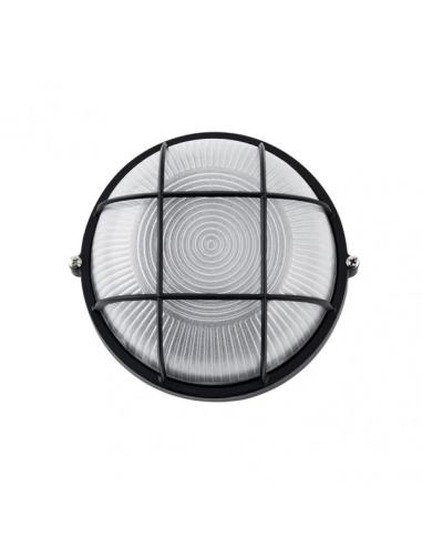 Aplique Ext. Aluminio Apus Pequeño 1xe27 Negro  9x17,5x17,5 Cm  Ip44