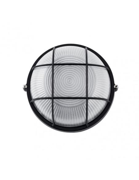Aplique Ext. Aluminio Apus Pequeño 1xe27 Negro  9x17,5x17,5 Cm  Ip44