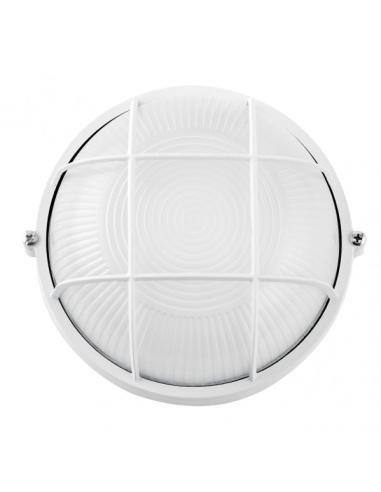 Aplique Ext. Aluminio Apus Grand.1xe27 Blanco Ip44 11x25x25 Cm