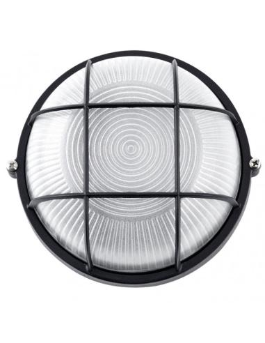 Aplique Ext. Aluminio Apus Grand. 1xe27 Negro Ip44 11x25x25  Cm
