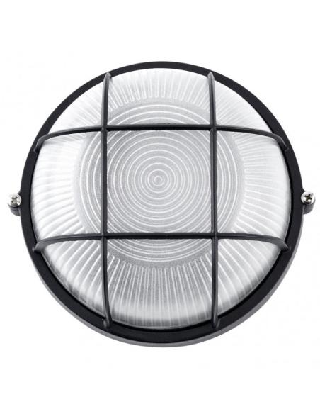 Aplique Ext. Aluminio Apus Grand. 1xe27 Negro Ip44 11x25x25  Cm