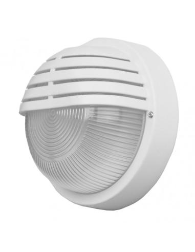 Aplique Exterior Canopus 1xe27 Policarb. Blanco 18,5x18,5x9,5 Cm  Ip44