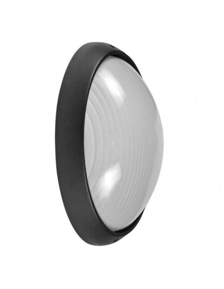 Aplique Ext. Aluminio Vega Grande 1xe27 Negro  11x32x20,5 Cm Ip44
