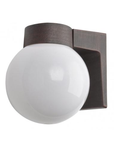 Aplique Exterior Aluminio Procyon 1xe27 Marron  18x18x15 Cm  Ip44