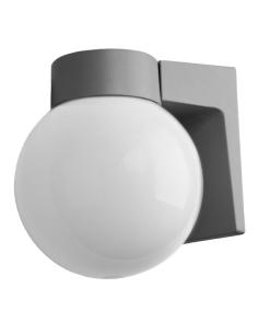 Aplique Exterior Aluminio Procyon 1xe27 Gris  18x18x15 Cm  Ip4