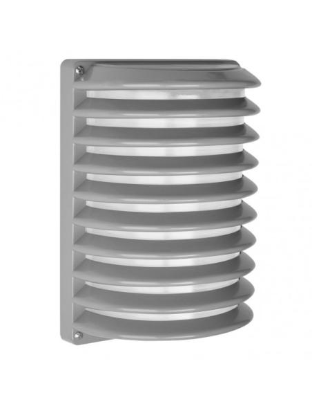 Aplique Exterior Aluminio Achernar 1xe27 Gris Ip44 25,5x18x13 Cm