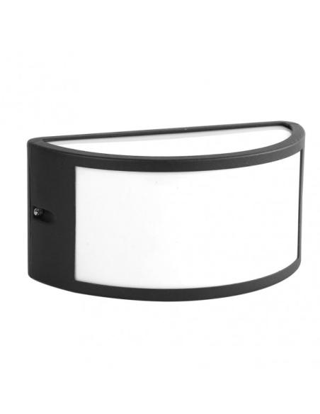 Aplique Exterior Aluminio Ara 1xe27 Negro Ip44 13x25x12 Cm