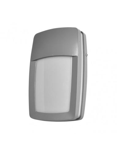 Aplique Exterior Aluminio Altair 1xe27 Gris Ip44 8,5x30,5x18,5 Cm