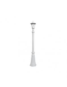 Farola Exterior Aluminio Auriga 1xe27 Blanco Ip44 220x20x20 Cm  Regulable En Altura 2