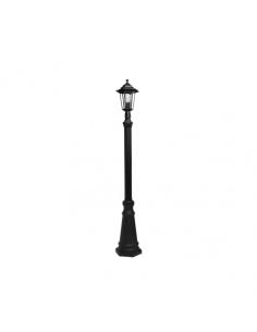 Farola Exterior Aluminio Auriga 1xe27 Negro Ip44 220x20x20 Cm  Regulable En Altura 2