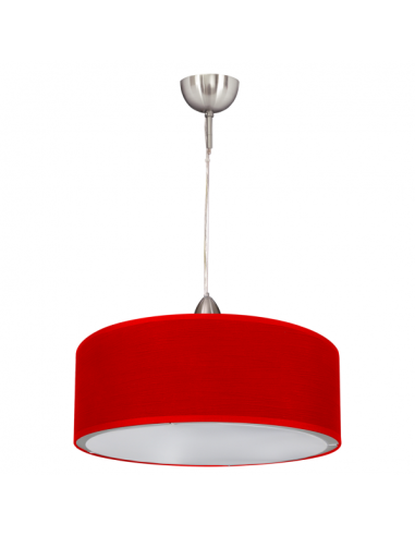 Colgante Planetario Cilind. Rojo(regx35) 1xe27