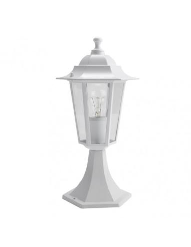Sobremuro Exterior Aluminio Auriga1xe27 Blanco  38x19x19 Cm  Ip44