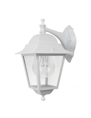 Aplique Exterior Aluminio Spica 1xe27 Blanco Ip44  42x28x21,5 Cm