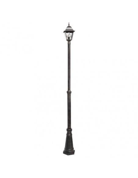 Farola Exterior Aluminio Bootes 1xe27 Marron Ip44  220x18x18 Cm