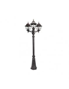 Farola Exterior Aluminio Bootes 3xe27 Marron Ip44 228x62x62 Cm 2