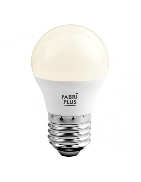 Bombilla Esferica 5w 4000k Fabriplus E27 450lm  8,8x4,5x4,5 Cm