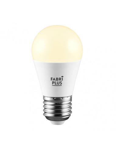 Bombilla Esferica 9w 3000k Fabriplus E27 810lm  8,7x4,5x4,5 Cm