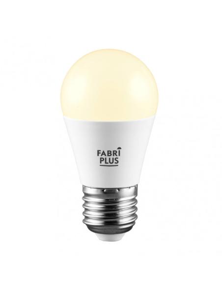 Bombilla Esferica 9w 3000k Fabriplus E27 810lm  8,7x4,5x4,5 Cm