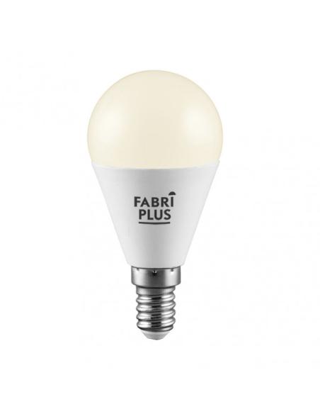 Bombilla Esferica 9w 4000k Fabriplus E14 810lm  8,8x4,5x4,5 Cm