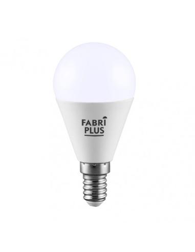 Bombilla Esferica 9w 6000k Fabriplus E14 810lm  8,8x4,5x4,5 Cm