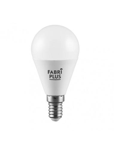 Bombilla Esferica 9w 6000k Fabriplus E14 810lm  8,8x4,5x4,5 Cm