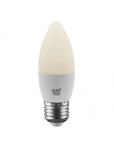 Bombilla Vela 7w 4000k Fabriplus E27 630lm  10,6x3,7x3,7 Cm