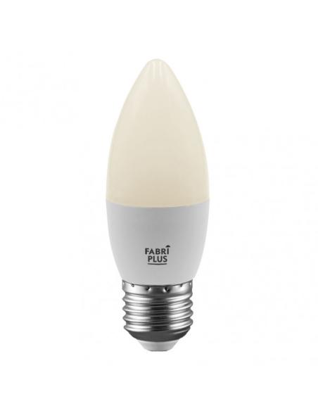 Bombilla Vela 7w 4000k Fabriplus E27 630lm  10,6x3,7x3,7 Cm