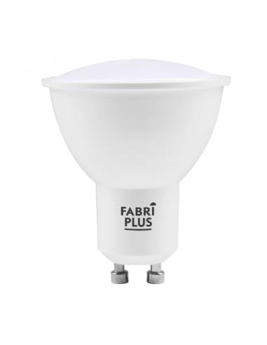 Bombilla Gu10 Dicroica 7w 6000k Fabriplus 630lm 5,8x4,9x4,9 Cm