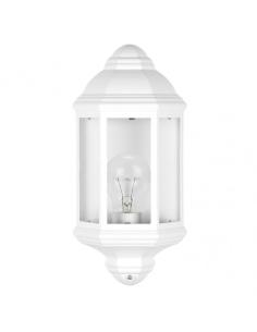 Aplique Exterior Aluminio Shaula 1xe27 Blanco Ip44 36,5x16,5x9,5 Cm