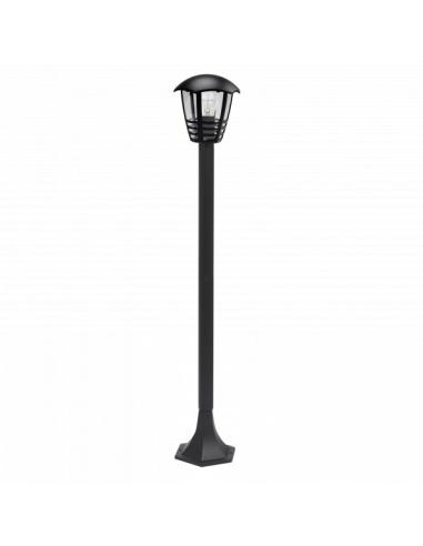 Farola Exterior Aluminio Alnilan 1xe27 Negro Ip446 94x18x18 Cm