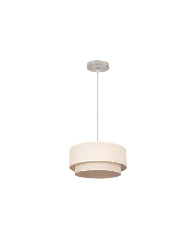 Colgante Doble 1l. Beis/beis Cilind (35/25/reg)