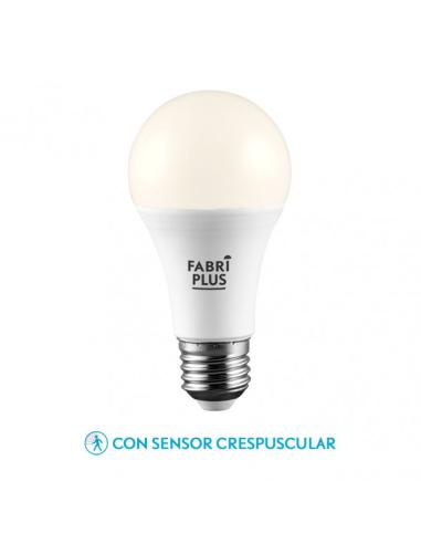 Bombilla 11w 4000k Sensor Crepuscular Fabriplus Standar E27 990lm 11,7x6x6 Cm