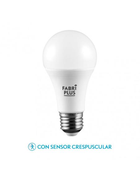 Bombilla 11w 4000k Sensor Crepuscular Fabriplus Standar E27 990lm 11,7x6x6 Cm