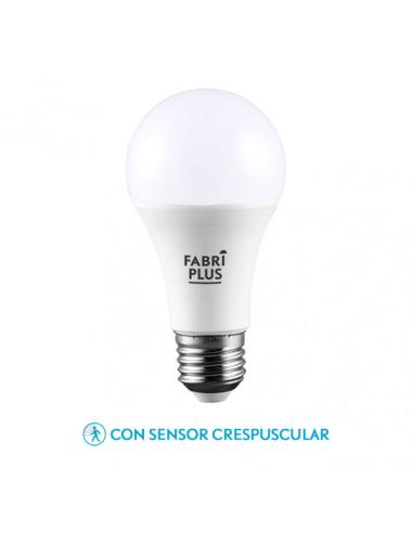 Bombilla 11w 6500k Sensor Crepuscular Fabriplus Standar E27 990lm 11,7x6x6 Cm