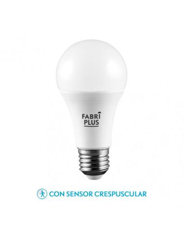 Bombilla 11w 6500k Sensor Crepuscular Fabriplus Standar E27 990lm 11,7x6x6 Cm