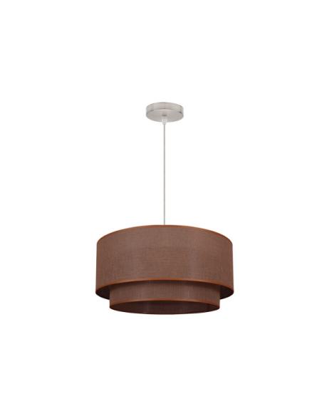 Colgante Doble 1l. Marron/marron Cilind (50/40/reg)
